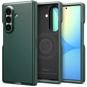 Spigen Tough Armor Pro MagSafe puzdro pre Samsung Galaxy Z Fold 8 Ultra - Abyss Green