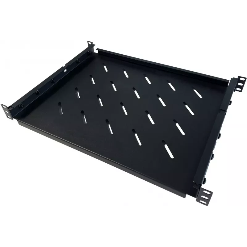 DSIT 19 palcová univerzálna racková polica 550mm až 790mm - 1U (DS-FO80)