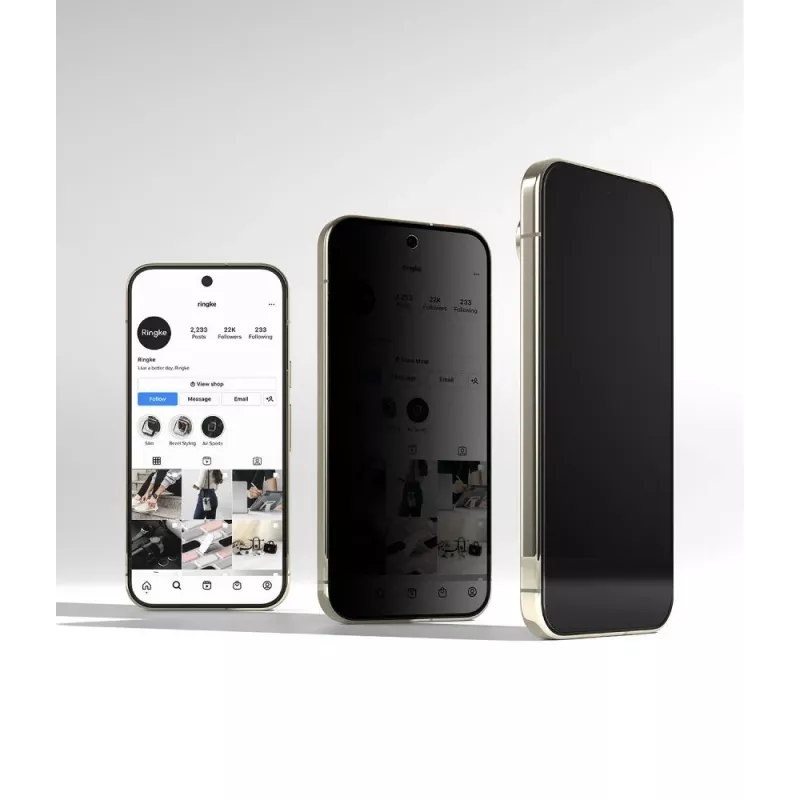 Ringke Easy Slide 2 balenie Privacy tvrdené sklo ochrana displeja pre Google Pixel 9 Pro XL / 10 Pro XL / 11 Pro XL