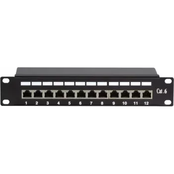 DSIT DS-10Patch6-12FTP 10 palcový 12-portový FTP CAT6 patch panel