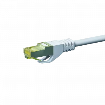 DSIT Cat.7 S/FTP (PiMF) RJ45 patch kábel, biely, 0,25 m (DC-72-002)