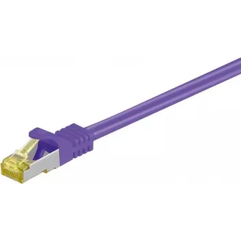 DSIT RJ45 sieťový kábel S/FTP (PiMF) Cat.7 patch kábel, fialový, 1,50 m (DC-78-015)