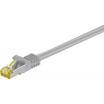 DSIT Cat.7 S/FTP PiMF sieťový patch kábel RJ45, sivý, 5m