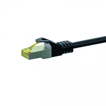 DSIT Cat.7 S/FTP PiMF RJ45 sieťový patch kábel, 30 m, čierny