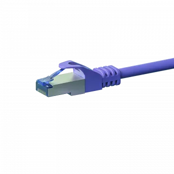DSIT CAT 6a S/FTP LSOH sieťový patch kábel, 5 m, fialový