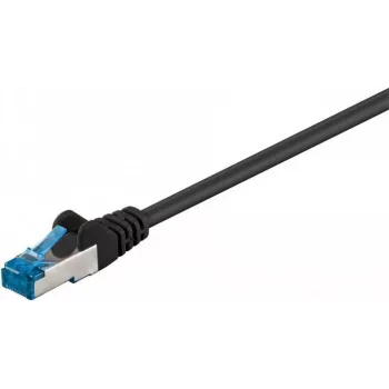 DSIT CAT 6a S/FTP LSOH sieťový patch kábel, 20 m, čierny