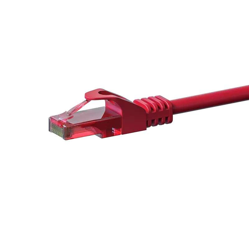 DSIT CAT6 sieťový kábel 100% meď U/UTP 2m červený (DC-65-020)