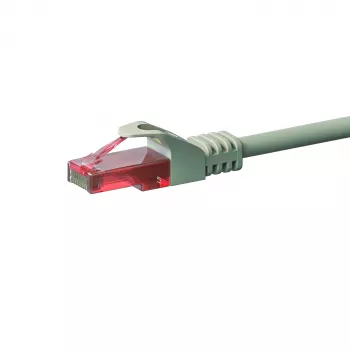DSIT CAT6 sieťový kábel, U/UTP, 20 m, sivý, 100% meď (DC-61-200)