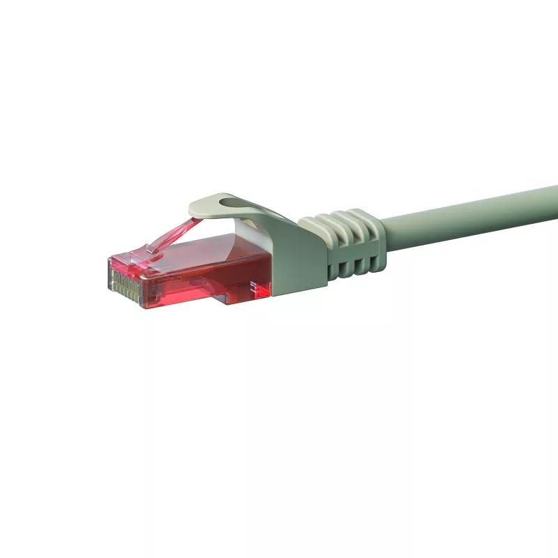 DSIT CAT6 sieťový kábel, U/UTP, 20 m, sivý, 100% meď (DC-61-200)