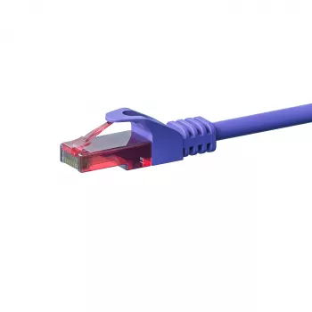 DSIT CAT6 sieťový kábel U/UTP 30 m fialový 100% meď patch kábel RJ45