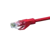 Sieťový kábel DSIT DC-55-020 CAT5e U/UTP, 2 m, červený, 100% meď