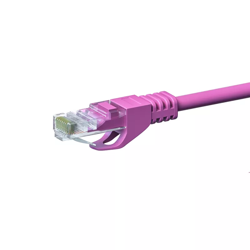 DSIT CAT 5e U/UTP sieťový kábel 15 m ružový CCA