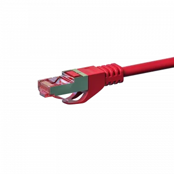 DSIT CAT 6 sieťový kábel LSOH - S/FTP - 1,50 m - červená (DC-S65-015)