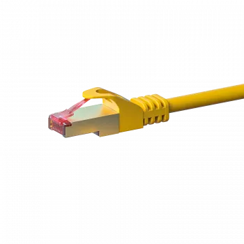 DSIT CAT 6 S/FTP LSOH sieťový patch kábel, 15 m, žltá