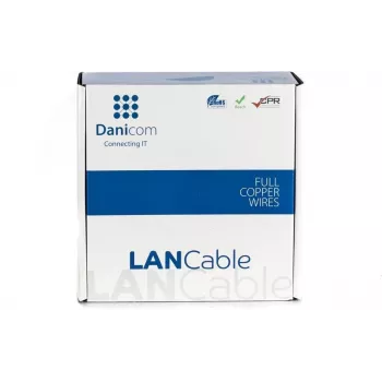 DSIT DANICOM CAT6 UTP 100 m PVC Fca sieťový kábel DC-UTP6-100-FCA