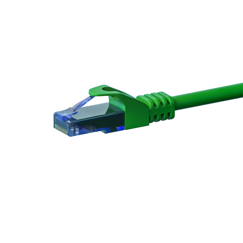 DSIT UTP CAT6a kábel 0,25 m zelený - 100% meď (DC-U6A3-002)