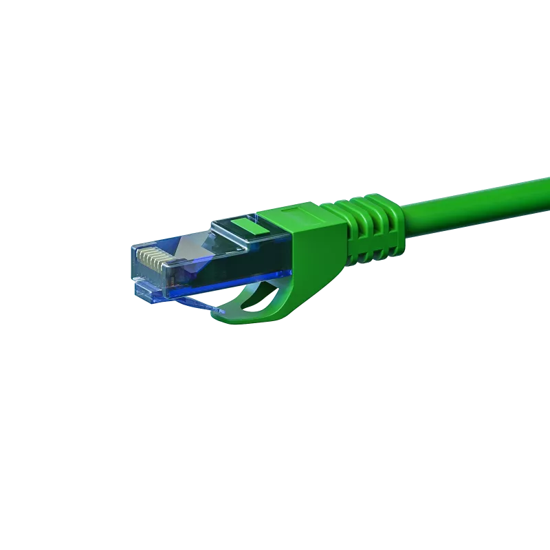 DSIT UTP CAT6a kábel 0,25 m zelený - 100% meď (DC-U6A3-002)