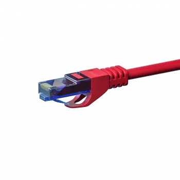 DSIT CAT6a Ethernet patch kábel 100% meď U/UTP 3 m červená