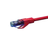 DSIT DC-U6A5-500 CAT6A RJ45 sieťový patch kábel, 50 m, červená