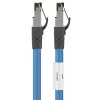 DSIT Cat8 S/FTP PiMF RJ45 sieťový patch kábel 1 m modrá