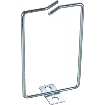 DSIT káblový manažment krúžok 80 x 120 mm čierna oceľ
