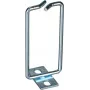 DSIT káblový krúžok 40 x 80 mm DS-Cablering-2 - čierny, práškovo lakovaný oceľový káblový manažment držiak pre 19