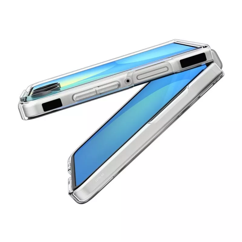 SPIGEN AirSkin MagSafe puzdro Galaxy Z Flip 8 transparentná/biela