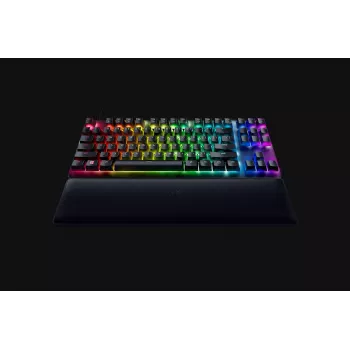 Drôtová optická herná klávesnica Razer Huntsman V2 Tenkeyless, Clicky Purple spínače, severské rozloženie, RGB, čierna (RZ03-03941300-R3N1)