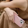 UNIQ Coehl Terrazzo puzdro pre iPhone 14 Plus / 15 Plus, koralová ružová