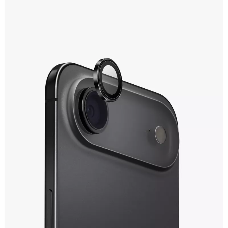Hliníkový ochranný kryt objektívu fotoaparátu UNIQ Optix pre iPhone Air s aplikátorom, Modrý (Uni001869)