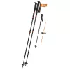 Komperdell Carbon C2 Ultralight skialpinistické palice - čierna/oranžová