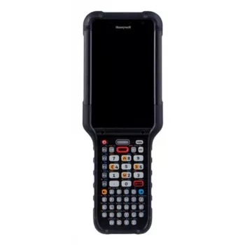 Honeywell CK67 5G & Wi-Fi 6E odolný mobilný počítač, 4,3-palcový dotykový displej, 38-tlačidlový numerický blok s funkčnými tlačidlami, 8GB RAM, 128GB úložisko, FlexRangeXLR červený laserový skener, predná a zadná kamera, štandardná batéria, GMS, IP65/IP68, Global