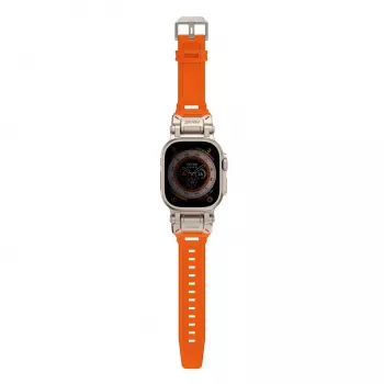 SKINARMA Titon remienok pre Apple Watch Ultra 49 mm oranžový