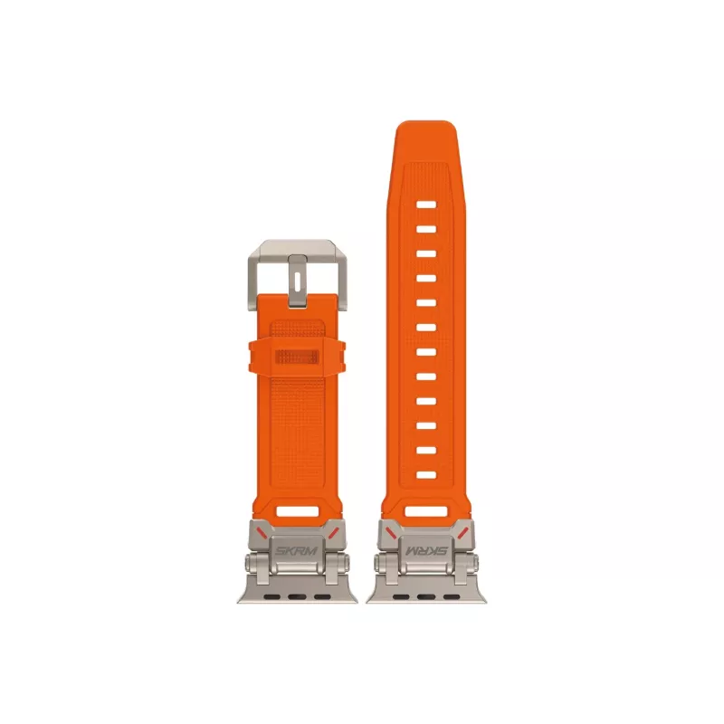SKINARMA Titon remienok pre Apple Watch Ultra 49 mm oranžový