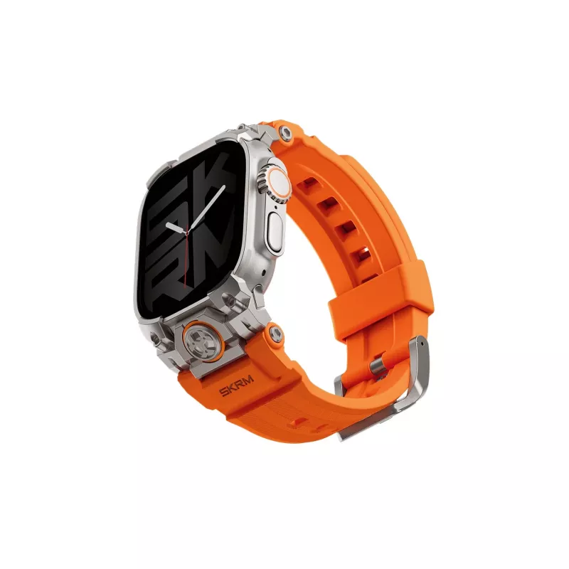 Remienok Skinarma Talon pre Apple Watch Ultra 49 mm, Oranžový
