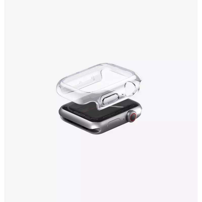 UNIQ Garde ochranné puzdro pre Apple Watch Series 7/8/9 45 mm - dymovo sivá