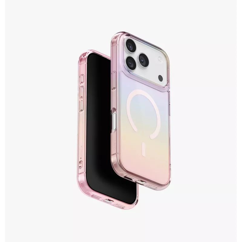 UNIQ Iridescia Magclick nabíjacie puzdro pre iPhone 17 Pro - Mitternachtsquarz