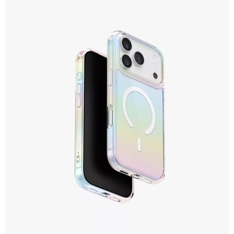 UNIQ Iridescia Magclick nabíjacie puzdro pre iPhone 17 Pro - Mitternachtsquarz