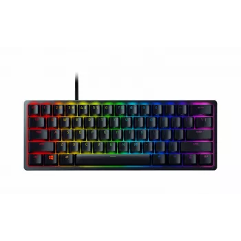 Drôtová optomechanická herná klávesnica Razer Huntsman Mini 60%, severské rozloženie, RGB, čierna (RZ03-03391300-R3N1)
