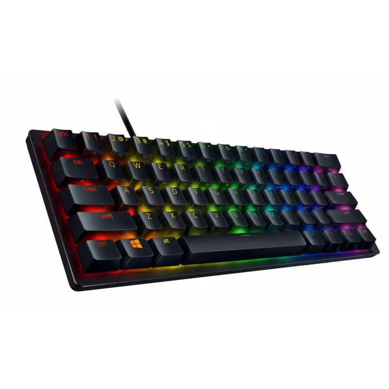 Razer Huntsman Mini 60% drôtová optomechanická herná klávesnica, severské rozloženie, RGB, čierna (RZ03-03391300-R3N1)
