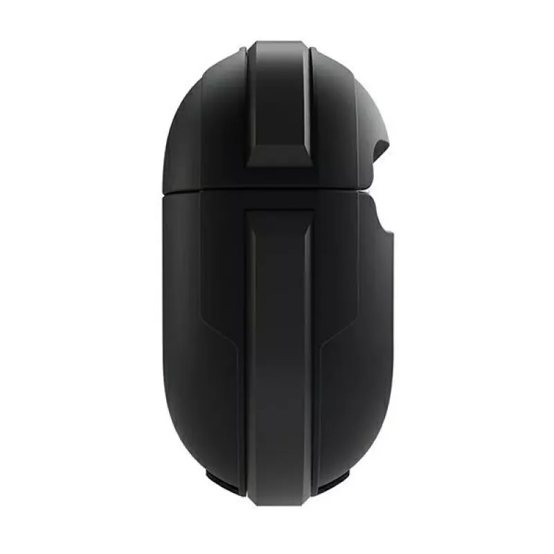 UNIQ Valencia Antimicrobial puzdro pre Apple AirPods 3. generácia - polnočná čierna