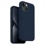 UNIQ Lino Marine Blue puzdro pre iPhone 14 Plus / 15 Plus 6,7 palca