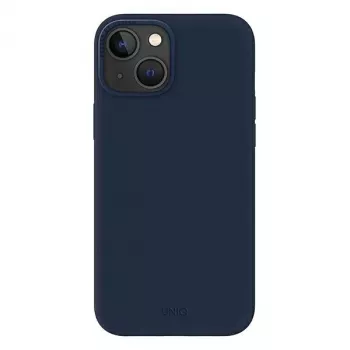 UNIQ Lino Marine Blue puzdro pre iPhone 14 Plus / 15 Plus 6,7 palca