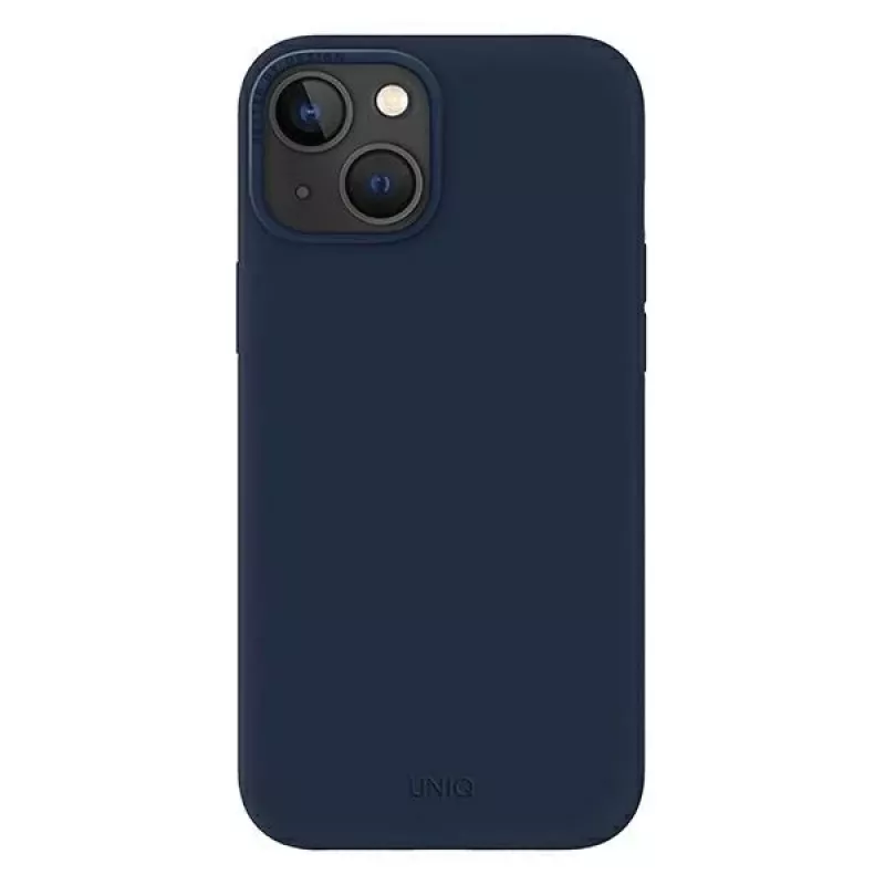 UNIQ Lino Marine Blue puzdro pre iPhone 14 Plus / 15 Plus 6,7 palca