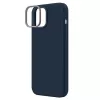UNIQ Lino Marine Blue puzdro pre iPhone 14 Plus / 15 Plus 6,7 palca
