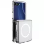 UNIQ LifePro Xtreme Magclick nabíjacie puzdro pre Samsung Galaxy Z Flip8 - transparentné