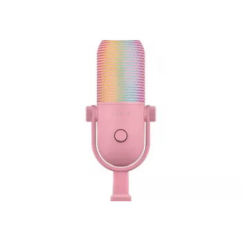 Razer Seiren V3 Chroma 32-bit DSP USB kondenzátorový mikrofón - kremenná ružová