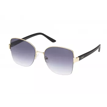 GUESS dámske GF00052-5932B mačacie slnečné okuliare, rám Havanna, hnedé gradientové šošovky, 59 mm