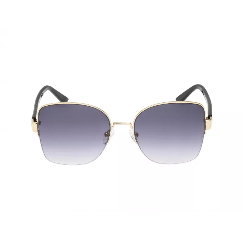 GUESS dámske GF00052-5932B mačacie slnečné okuliare, rám Havanna, hnedé gradientové šošovky, 59 mm