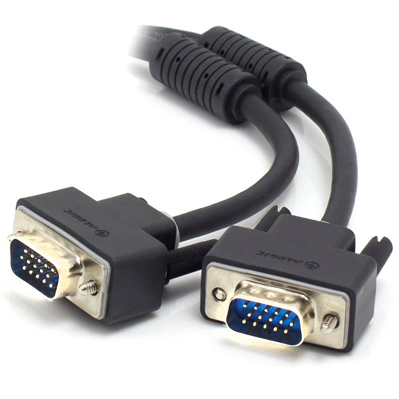 ALOGIC VGA-MM-02 2m VGA na VGA kábel s audiom, čierny